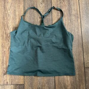 Outdoor Voices Green Sleeveless Crop Camisole